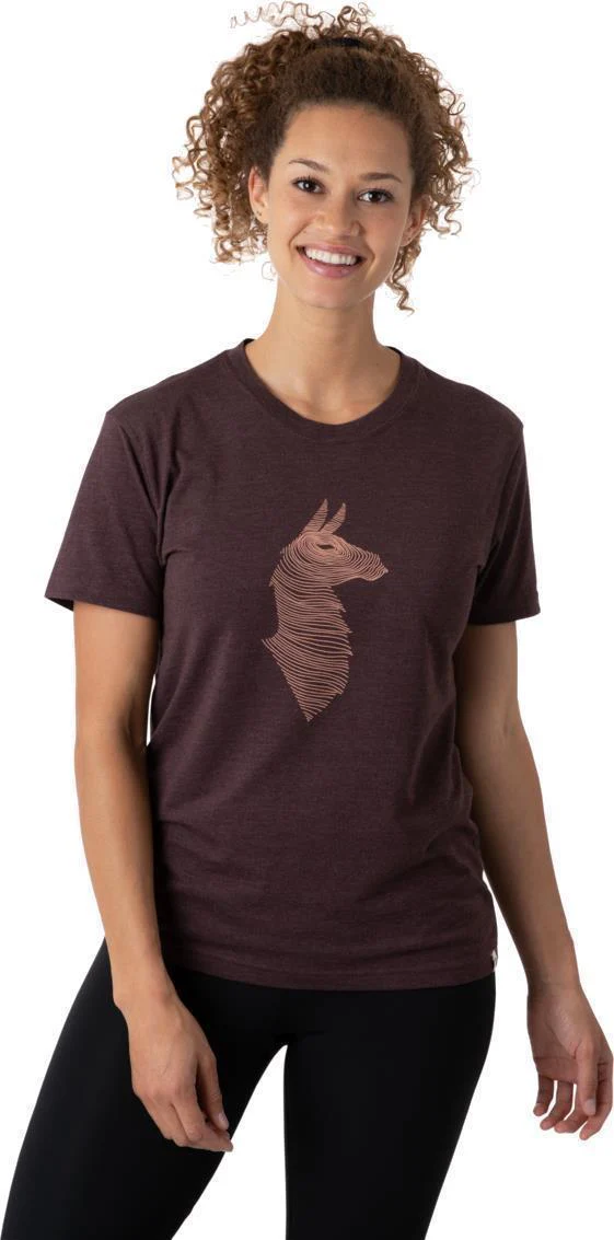 Topo Llama Organic T-Shirt - Womens - Image 4