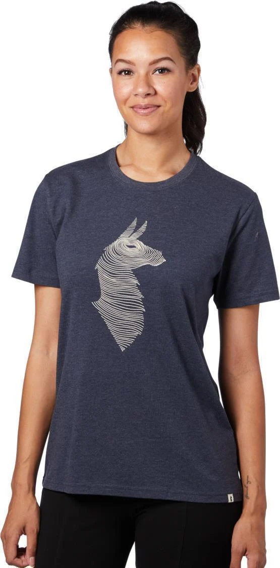 Topo Llama Organic T-Shirt - Womens - Image 7
