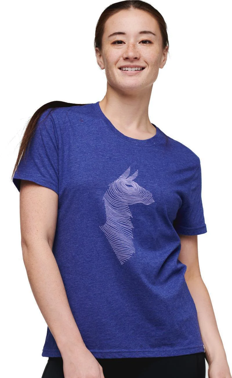 Topo Llama Organic T-Shirt - Womens - Image 9