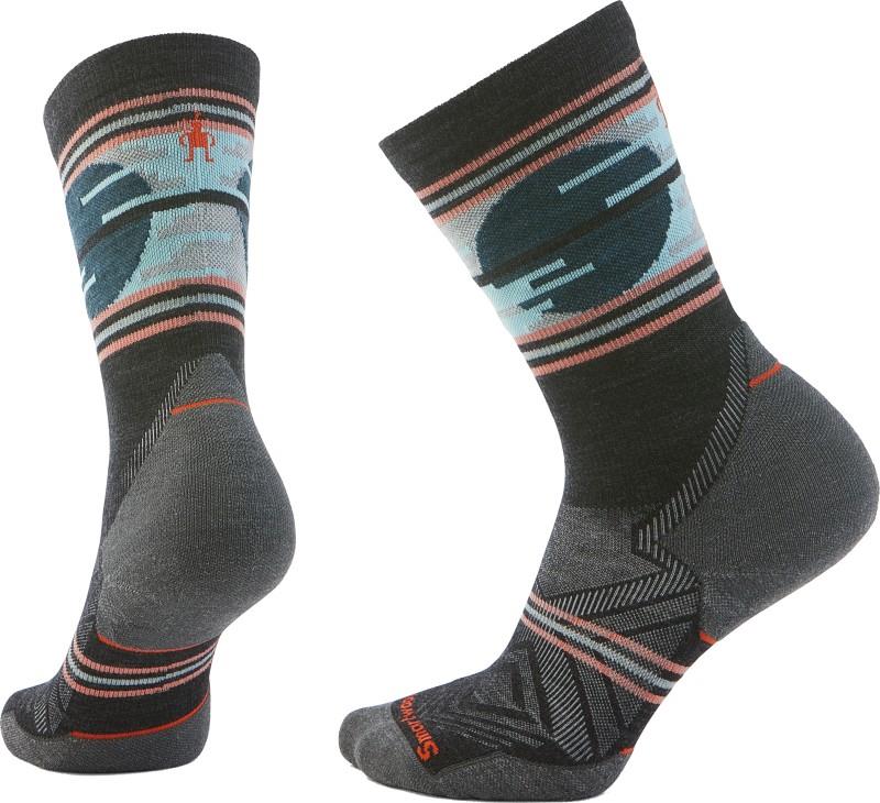 Trail Run Targeted Cushion Sunset Trail Crew Socks - Womens - Image 3