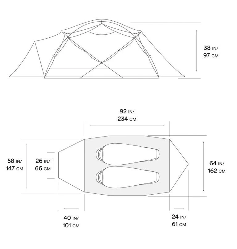 Trango 2, 2 Person, 4 Season Tent - Image 8