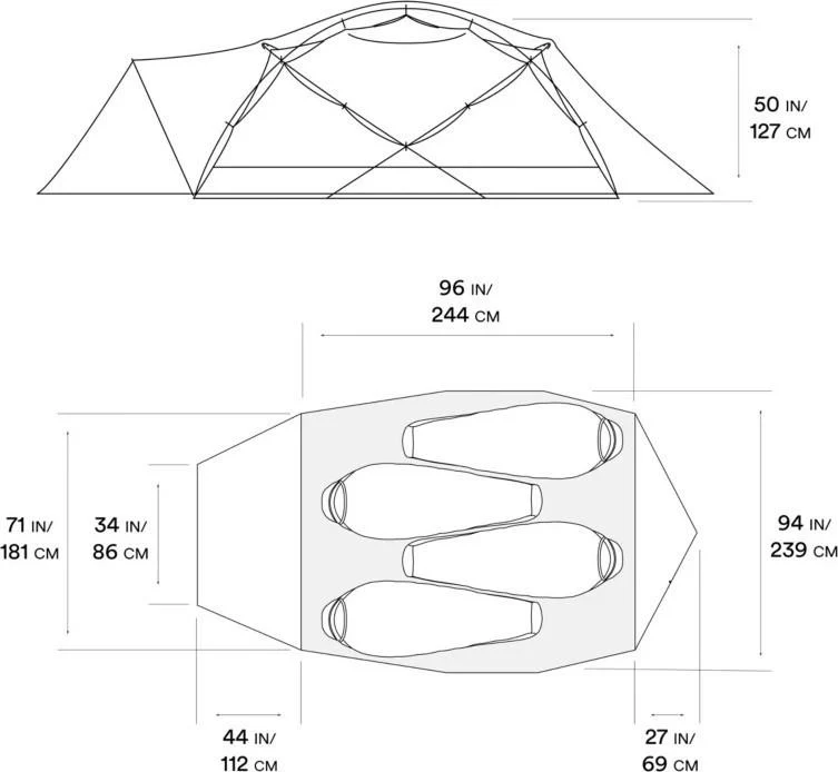 Trango 4, 3-4 Person Tent - Image 6