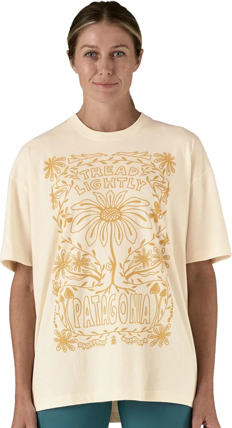 Tread Lightly Oversized Organic T-Shirt - Womens - Image 3