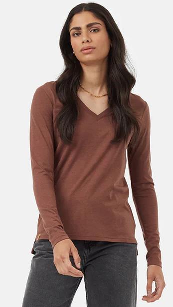 TreeBlend V-Neck LS T-Shirt - Womens - Image 20