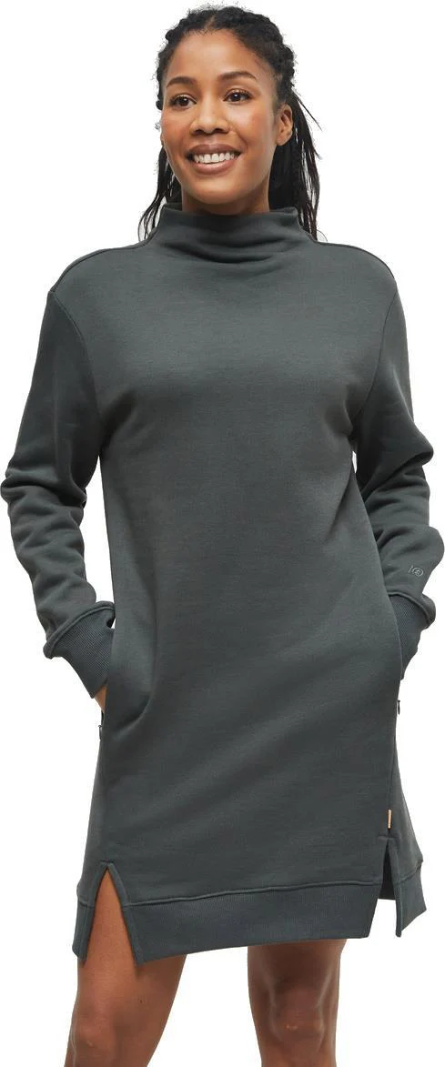 TreeFleece Mock Neck Sweatshirt Dress - Image 5