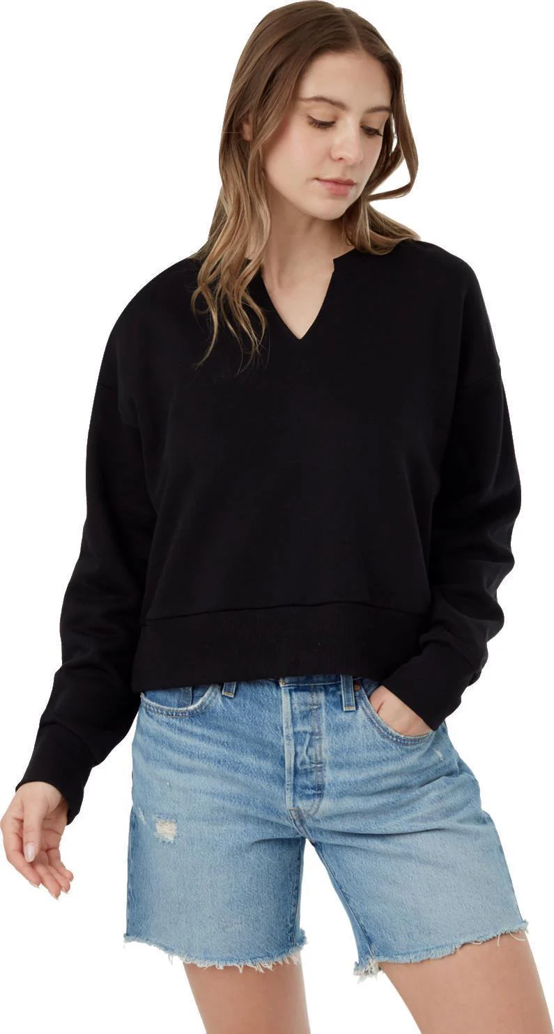 TreeFleece Notch Neck Crew - Womens - Image 3