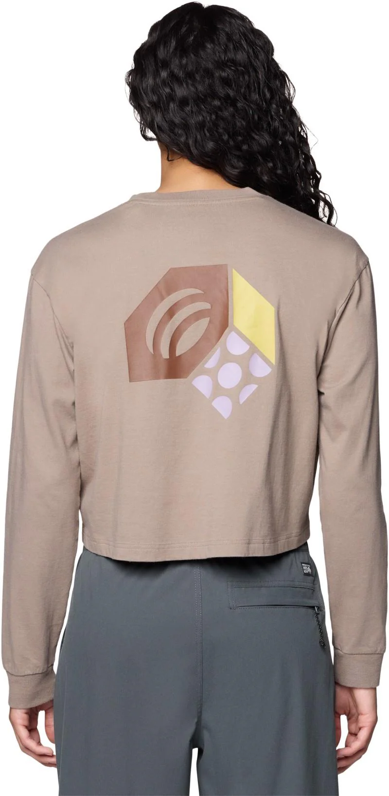 Tri-Color Logo Crop LS - Womens - Image 9