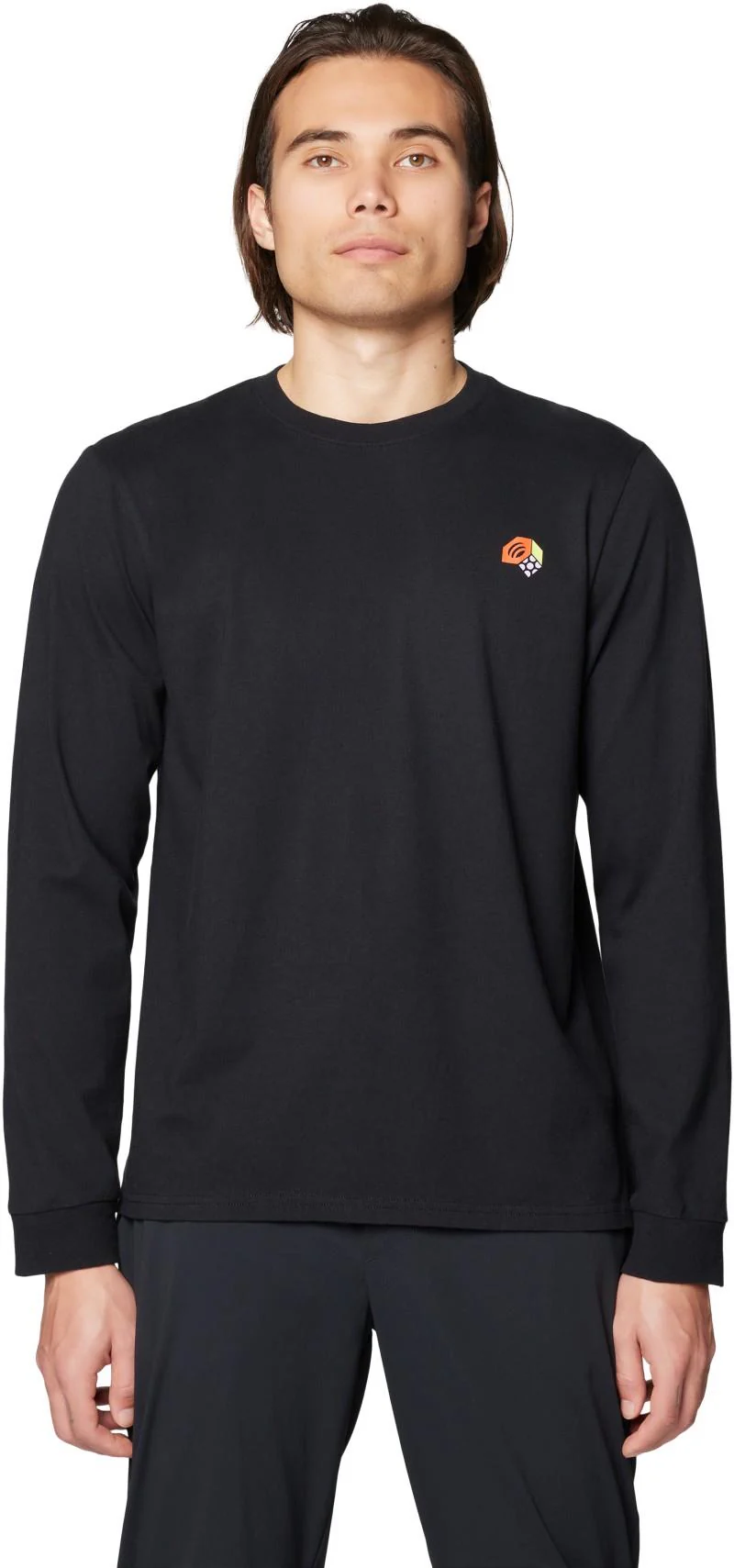 Tri-Color Logo LS - Mens