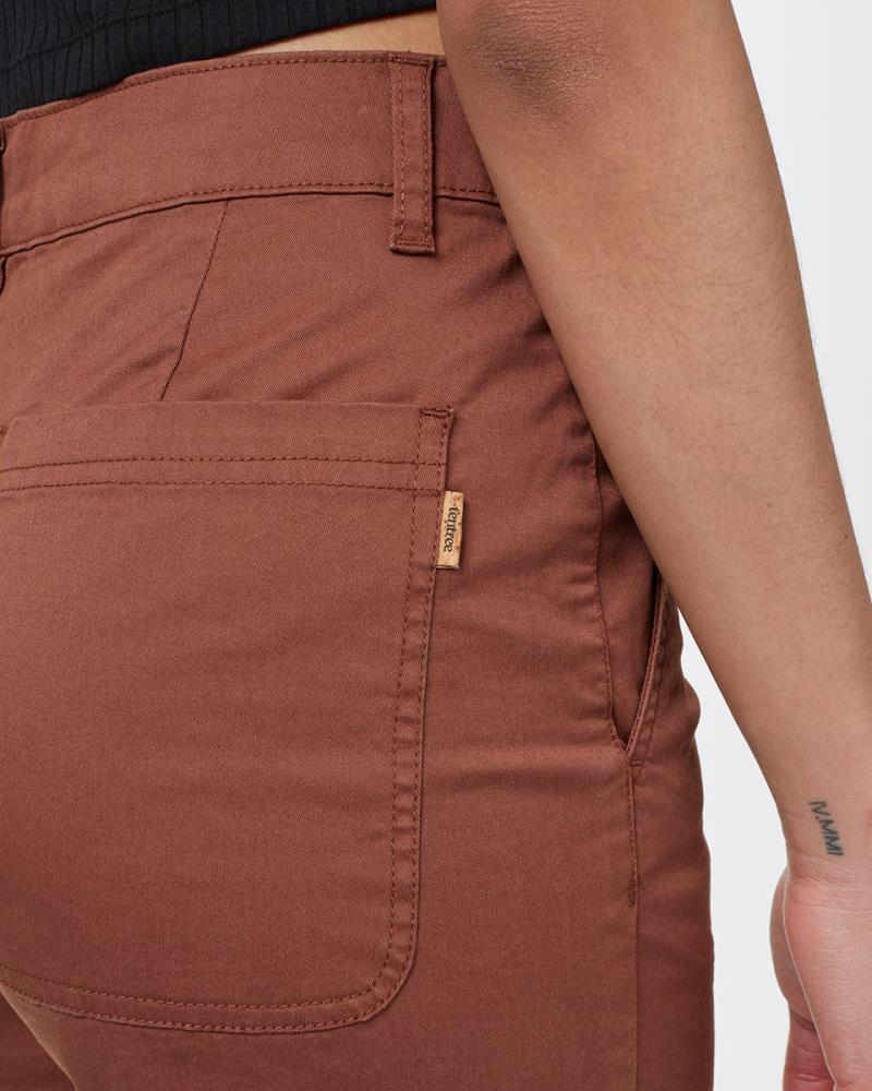 Twill High Waist Shorts - Womens - Image 11