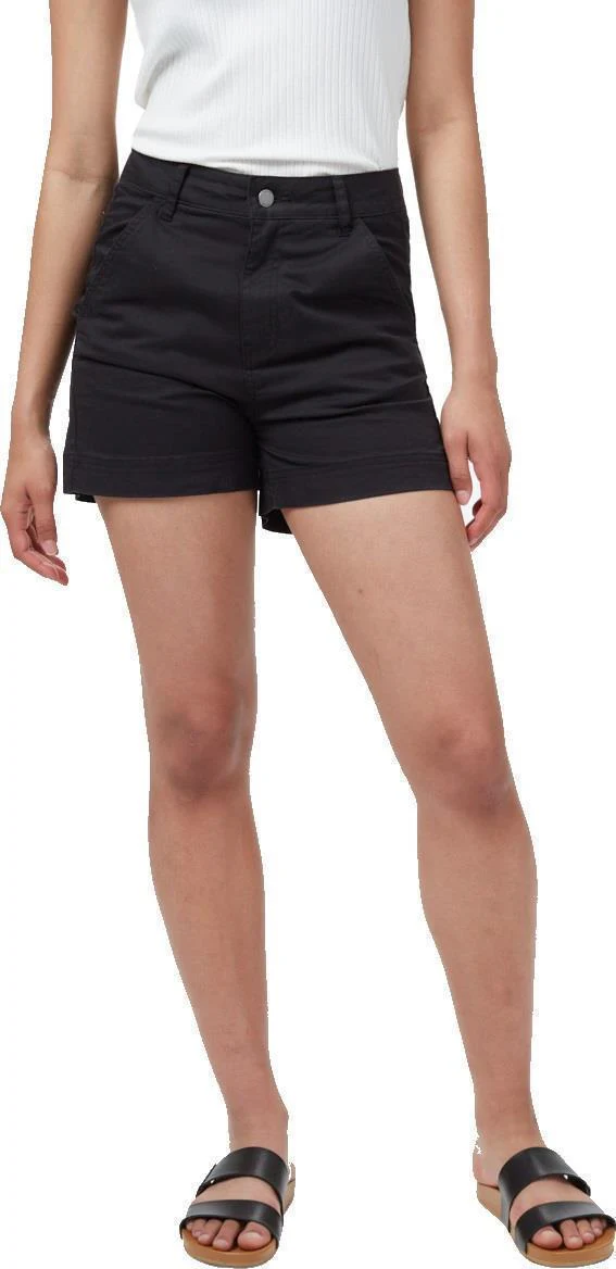 Twill High Waist Shorts - Womens - Image 3