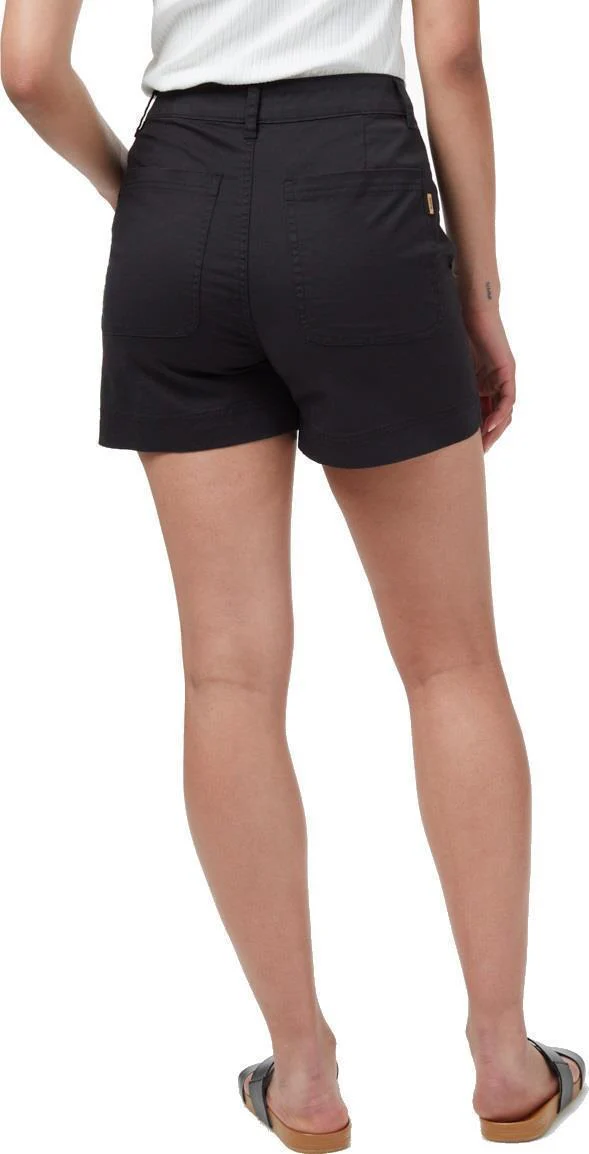 Twill High Waist Shorts - Womens - Image 4