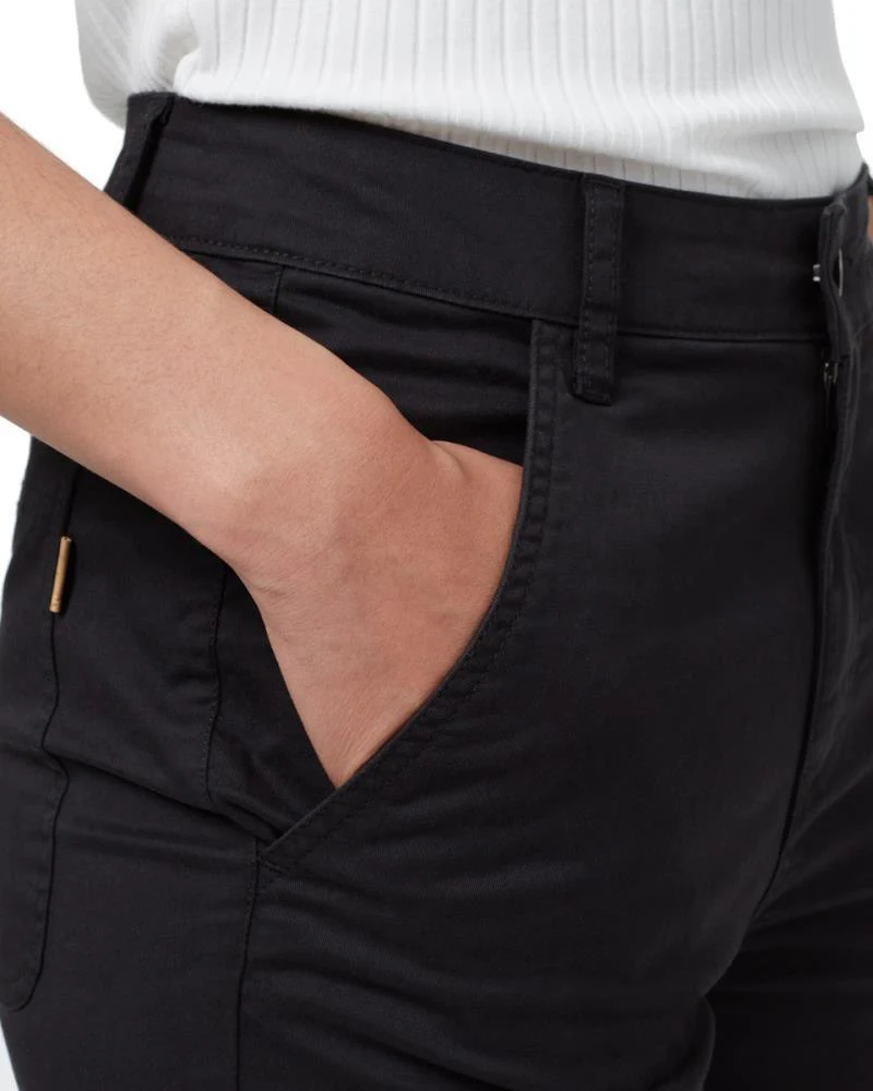 Twill High Waist Shorts - Womens - Image 5