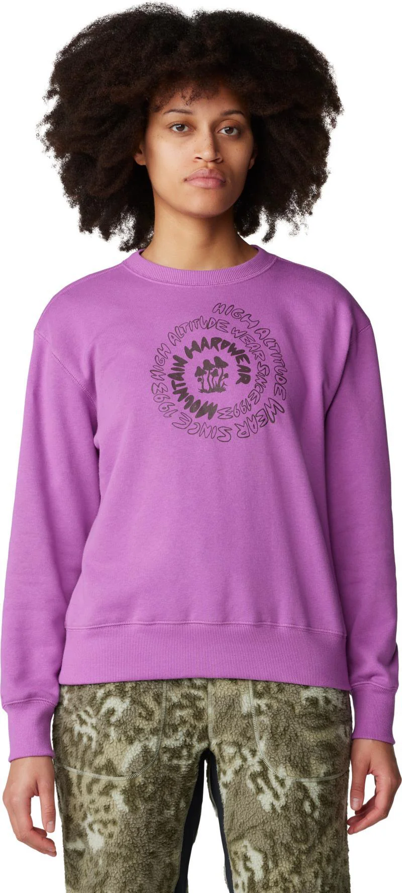 Type Swirl Crew Sweatshirt - Womens