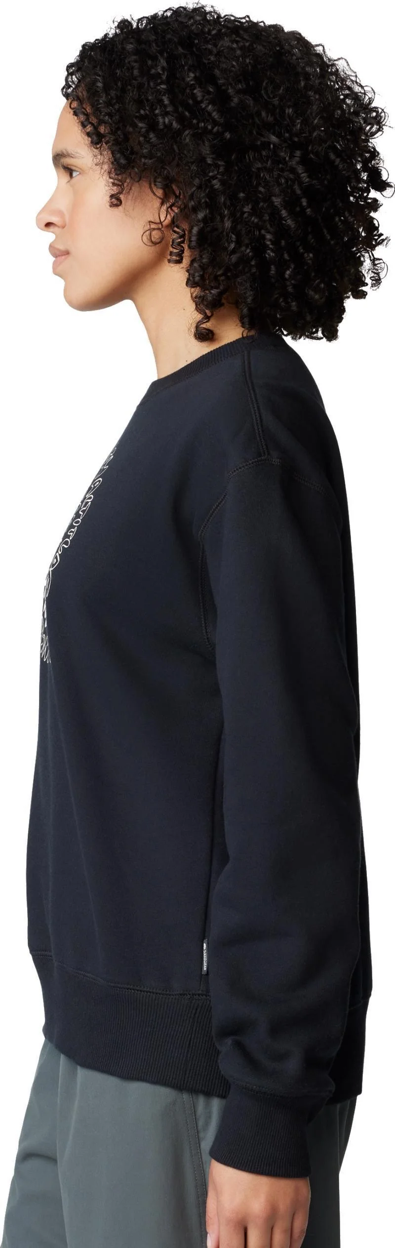 Type Swirl Crew Sweatshirt - Womens - Image 7