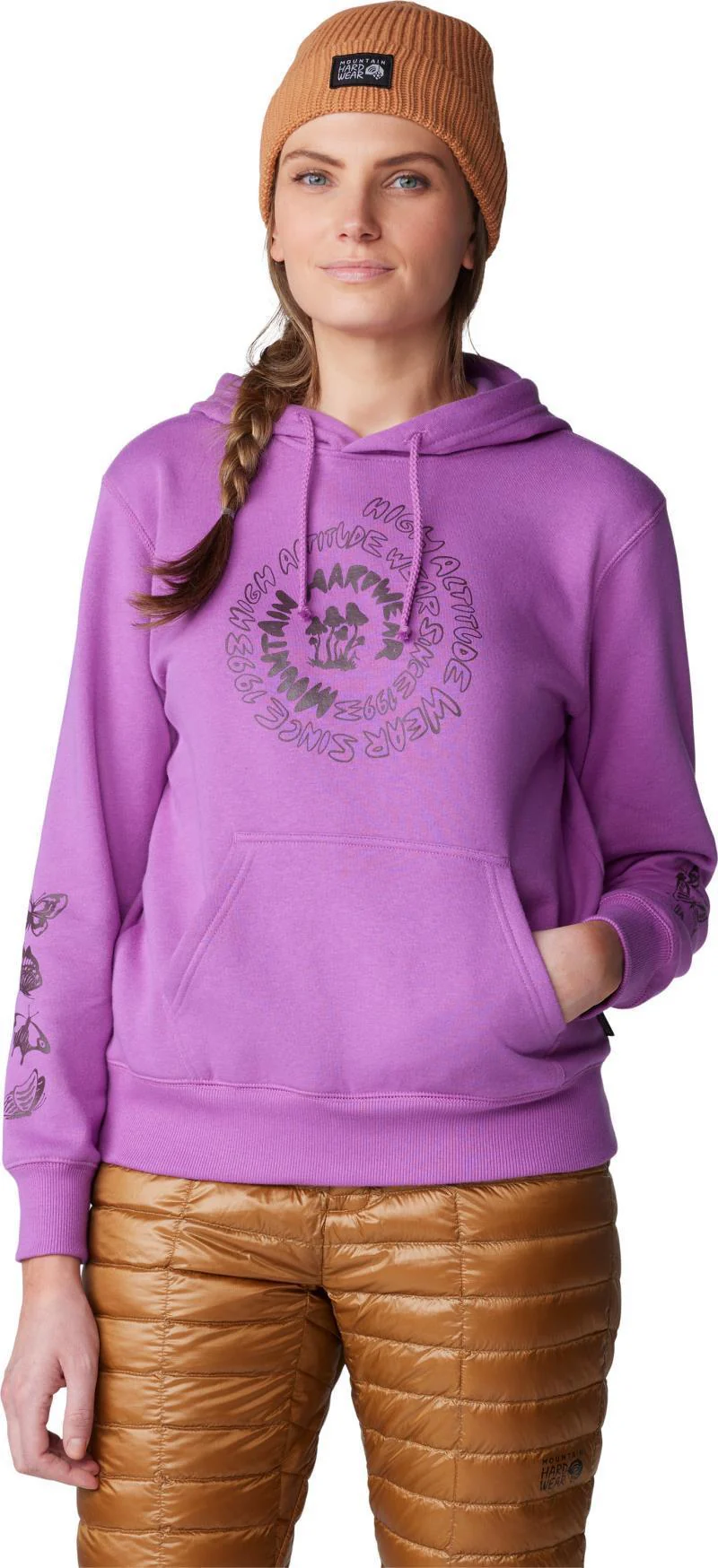 Type Swirl Pullover Hoody - Womens - Image 4