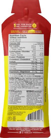 Ultra Energy Gels 57g - Image 2