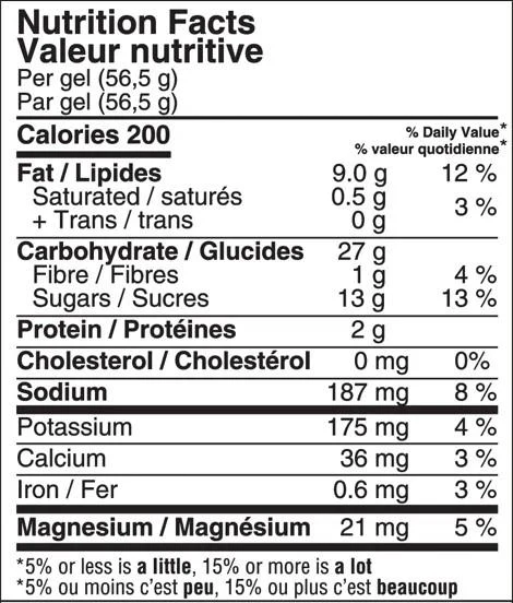 Ultra Energy Gels 57g - Image 3