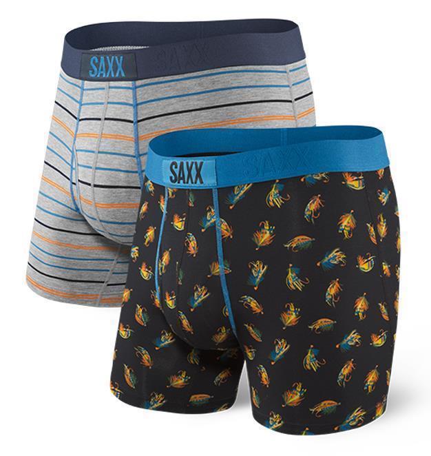 Ultra Super Soft Boxer Briefs w/ Fly, 5" Inseam - Mens - 2 Pack - Image 3