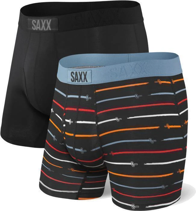 Ultra Super Soft Boxer Briefs w/ Fly, 5" Inseam - Mens - 2 Pack - Image 6