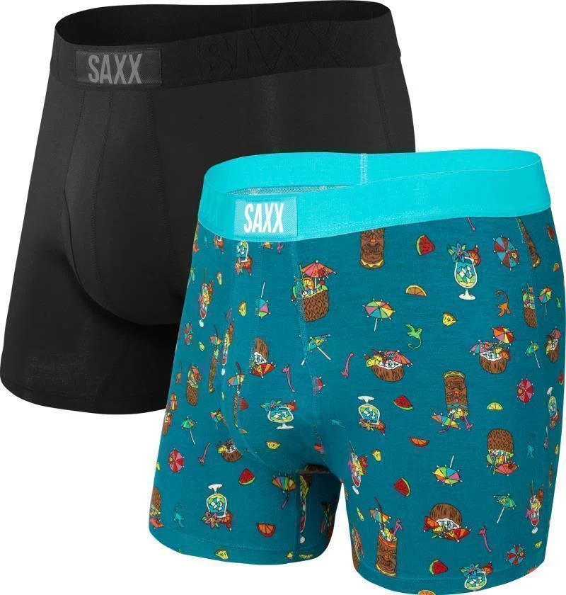 Ultra Super Soft Boxer Briefs w/ Fly, 5" Inseam - Mens - 2 Pack - Image 9