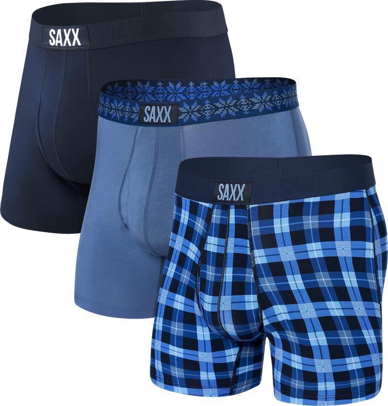 Ultra Super Soft Boxer Briefs w/ Fly, 5" Inseam - Mens - 3 Pack - Image 4