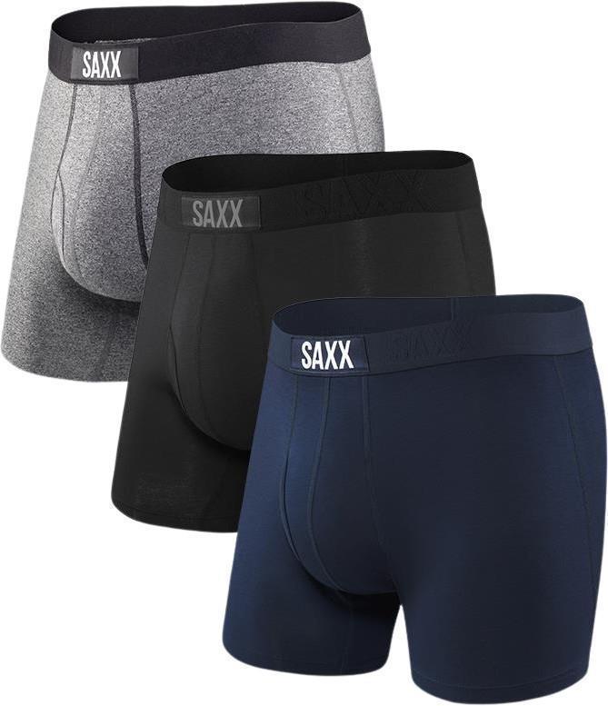 Ultra Super Soft Boxer Briefs w/ Fly, 5" Inseam - Mens - 3 Pack - Image 5