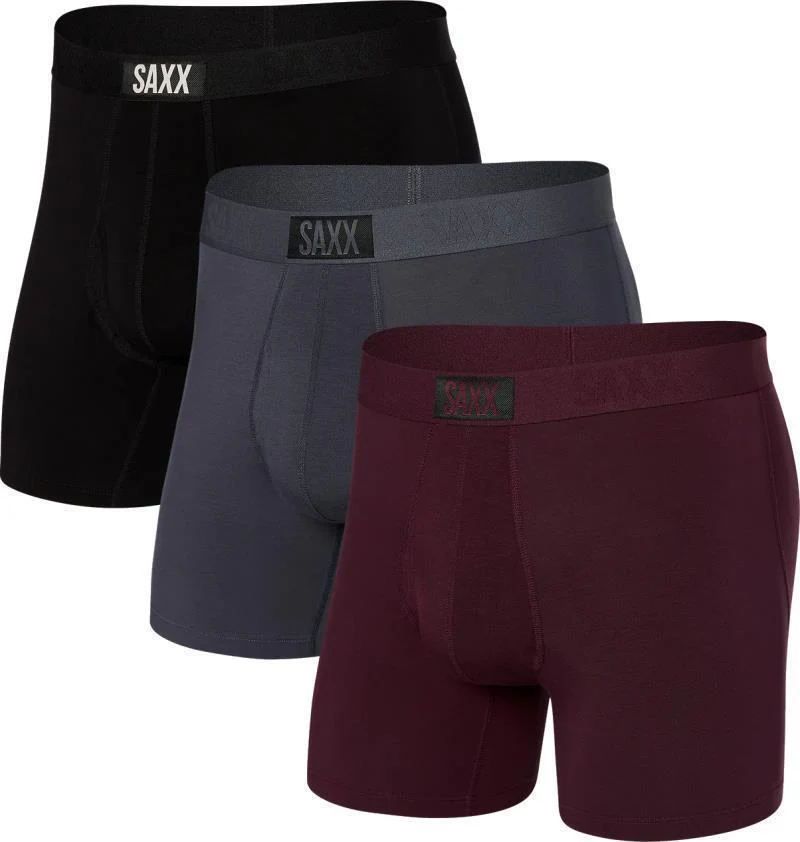 Ultra Super Soft Boxer Briefs w/ Fly, 5" Inseam - Mens - 3 Pack - Image 6
