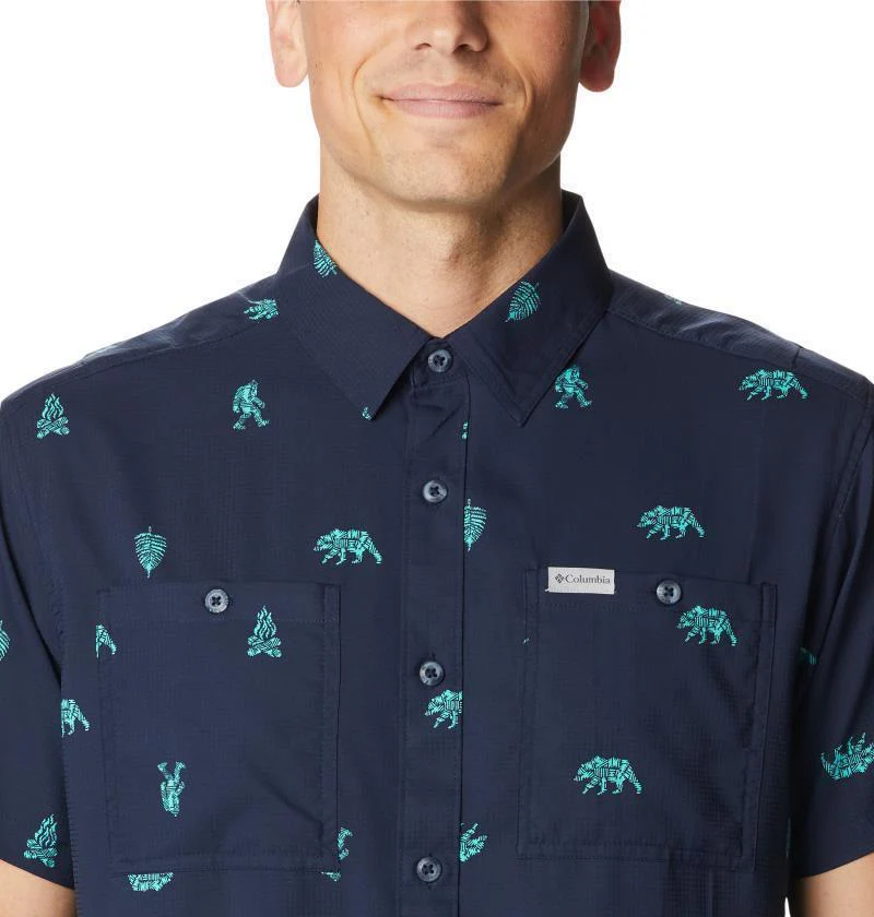 Utilizer Printed Woven SS - Mens - Image 5