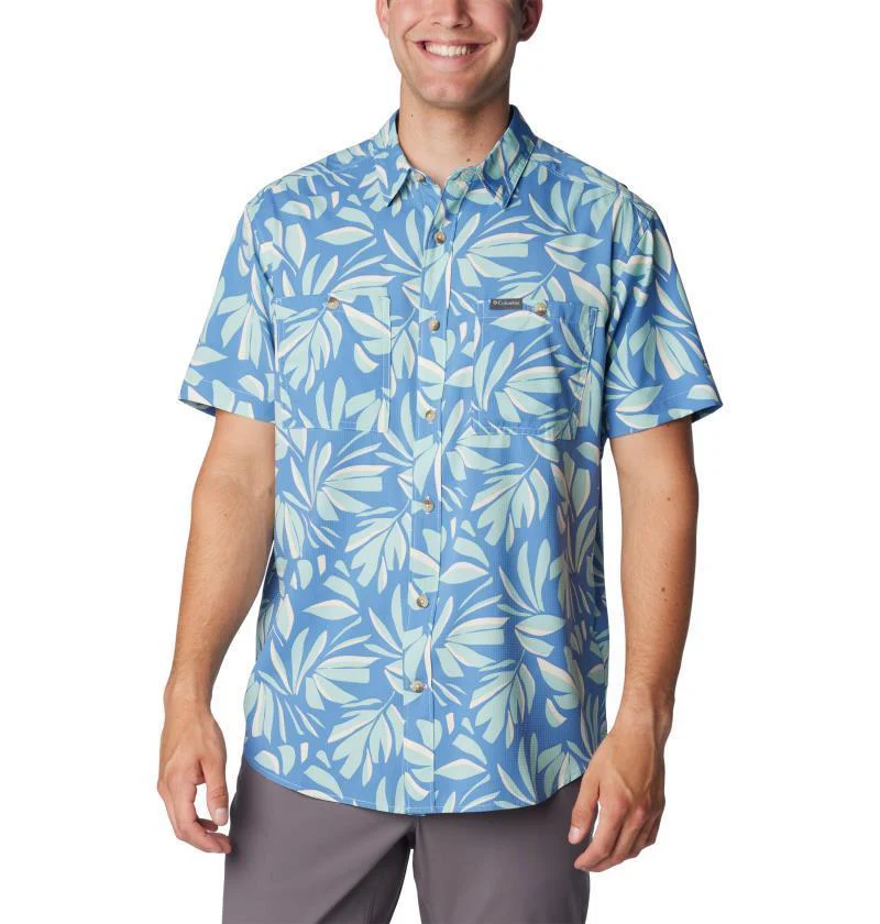 Utilizer Printed Woven SS, Tall - Mens