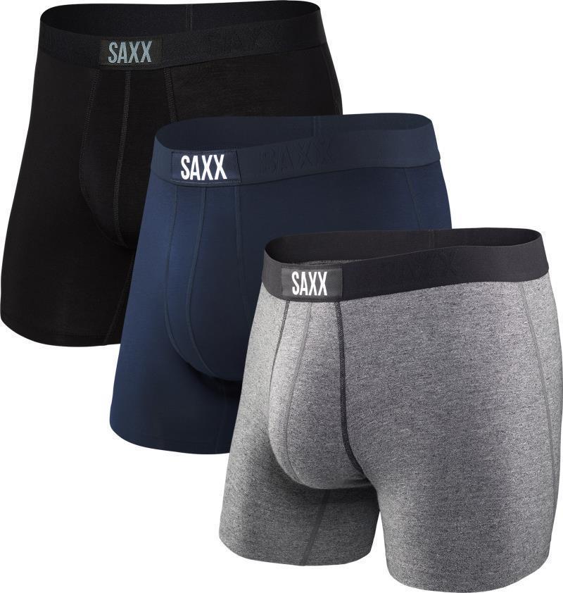 Vibe Super Soft Boxer Briefs, 5" Inseam - Mens - 3 Pack
