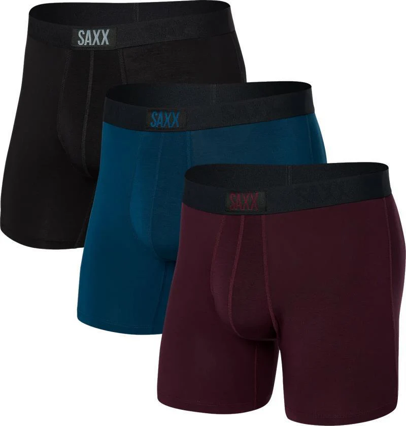 Vibe Super Soft Boxer Briefs, 5" Inseam - Mens - 3 Pack - Image 5