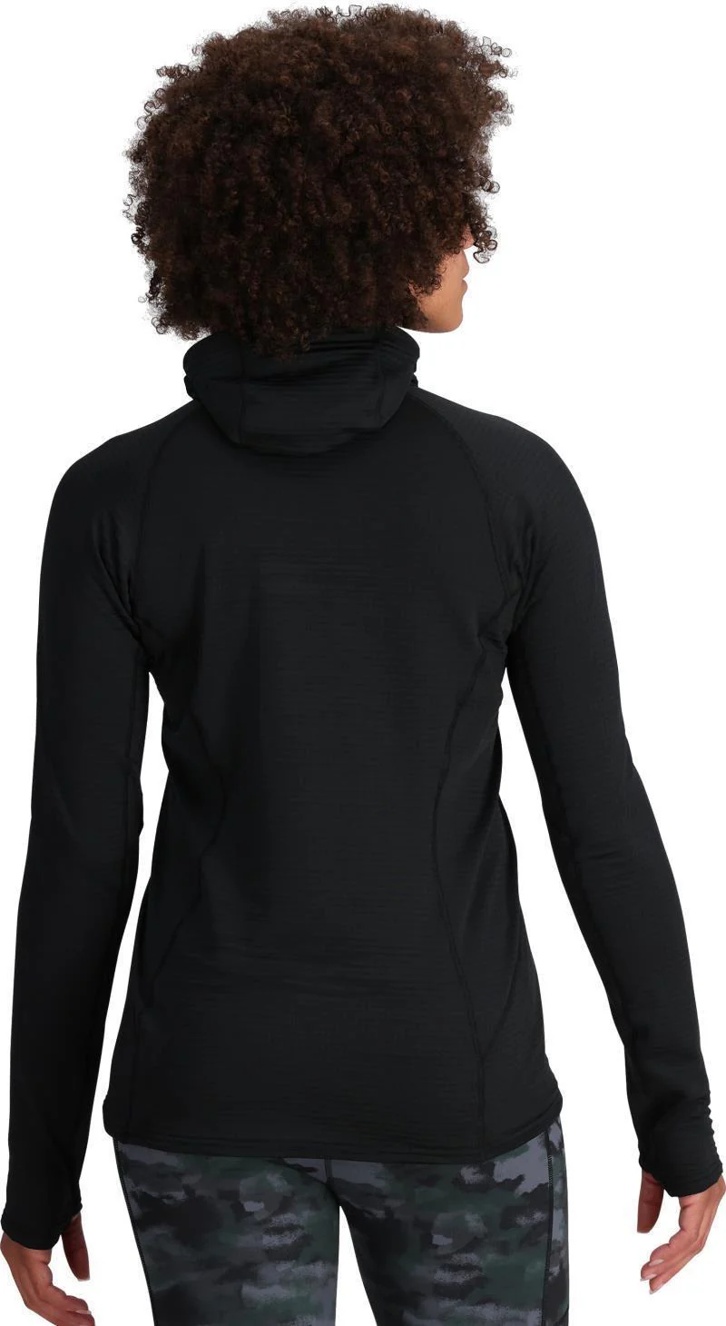 Vigor Grid Fleece Pullover Hoodie - Womens - Image 3