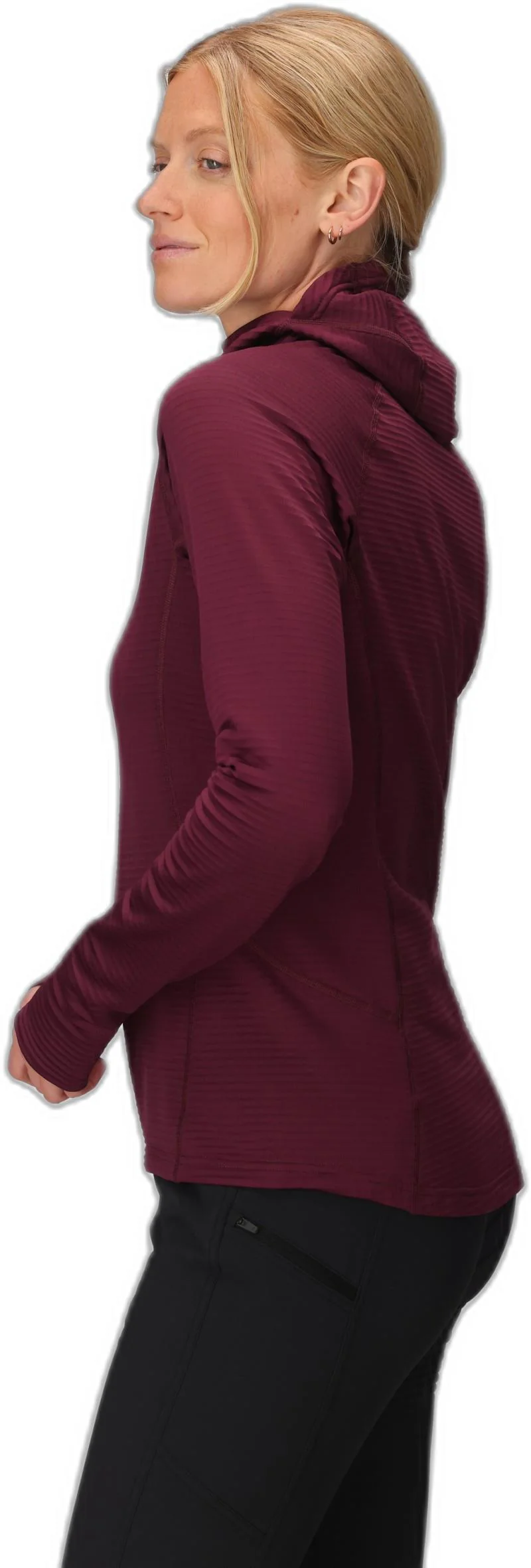 Vigor Grid Fleece Pullover Hoodie - Womens - Image 30