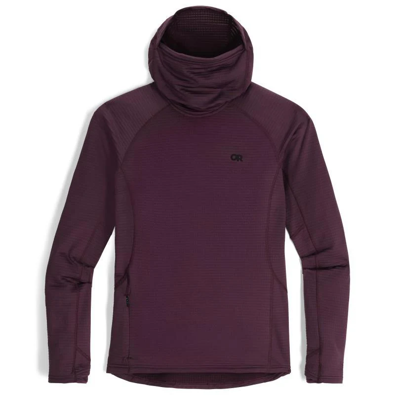 Vigor Grid Fleece Pullover Hoodie - Womens - Image 4