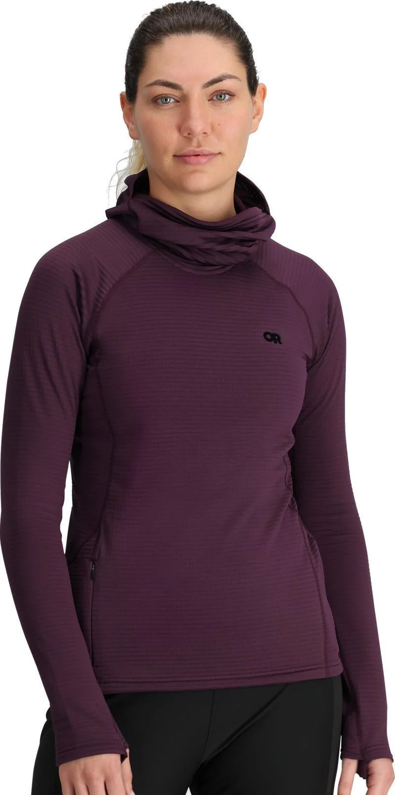 Vigor Grid Fleece Pullover Hoodie - Womens - Image 5