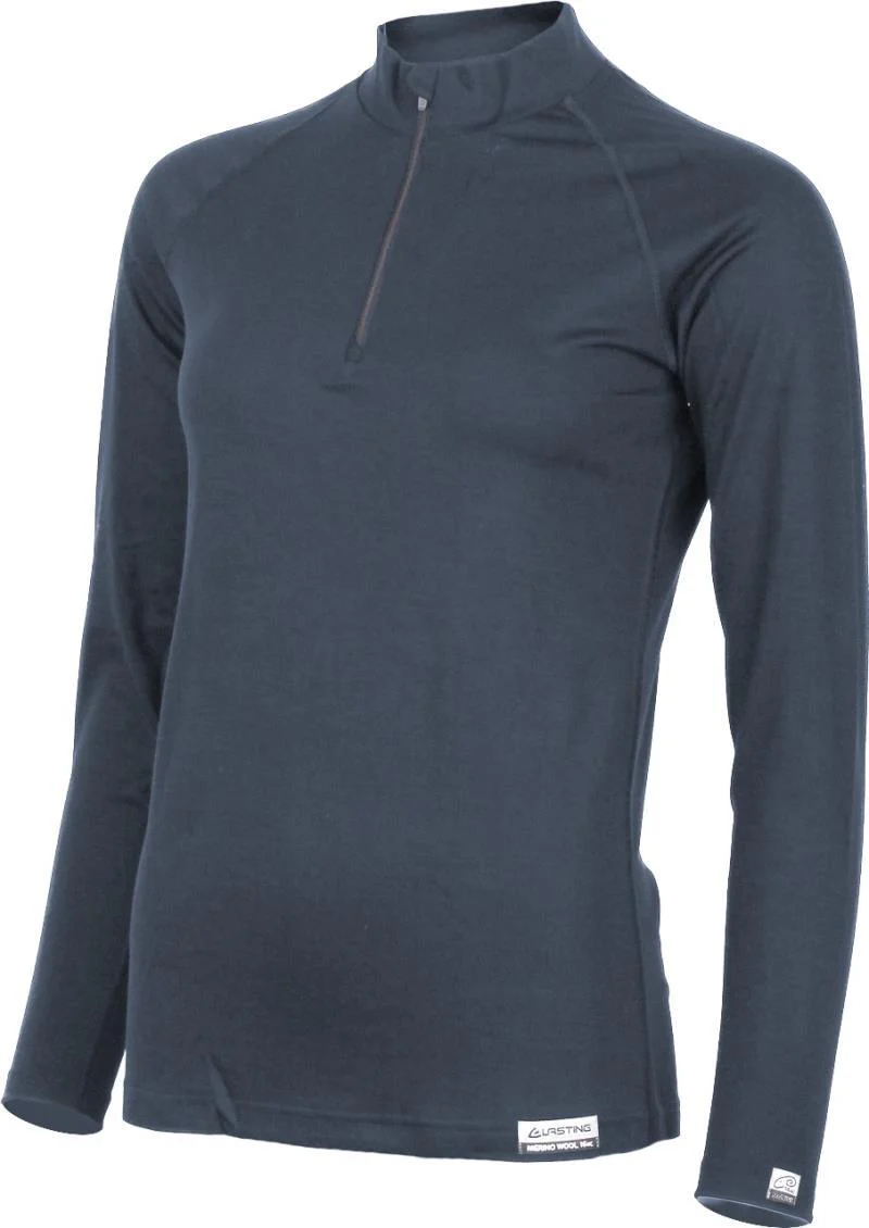 VPO 100% Merino Wool LS Zip Neck T-Shirt - Womens - Image 2