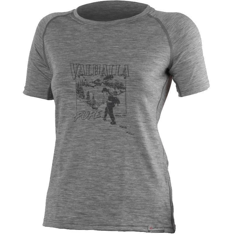 VPO "1990 Hike the Valhallas" 100% Merino Wool SS T-Shirt - Womens - Image 2