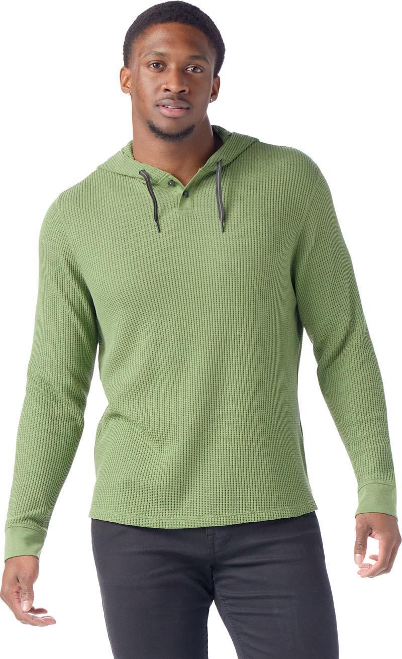 Waffle Henley Hoodie - Mens - Image 2