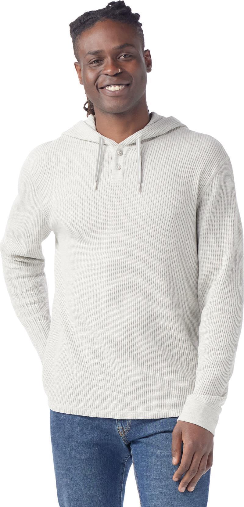 Waffle Henley Hoodie - Mens - Image 8