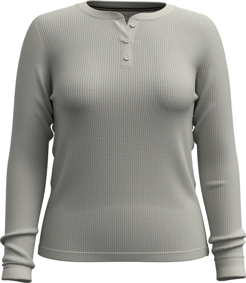 Waffle Long Sleeve Henley - Womens - Image 4