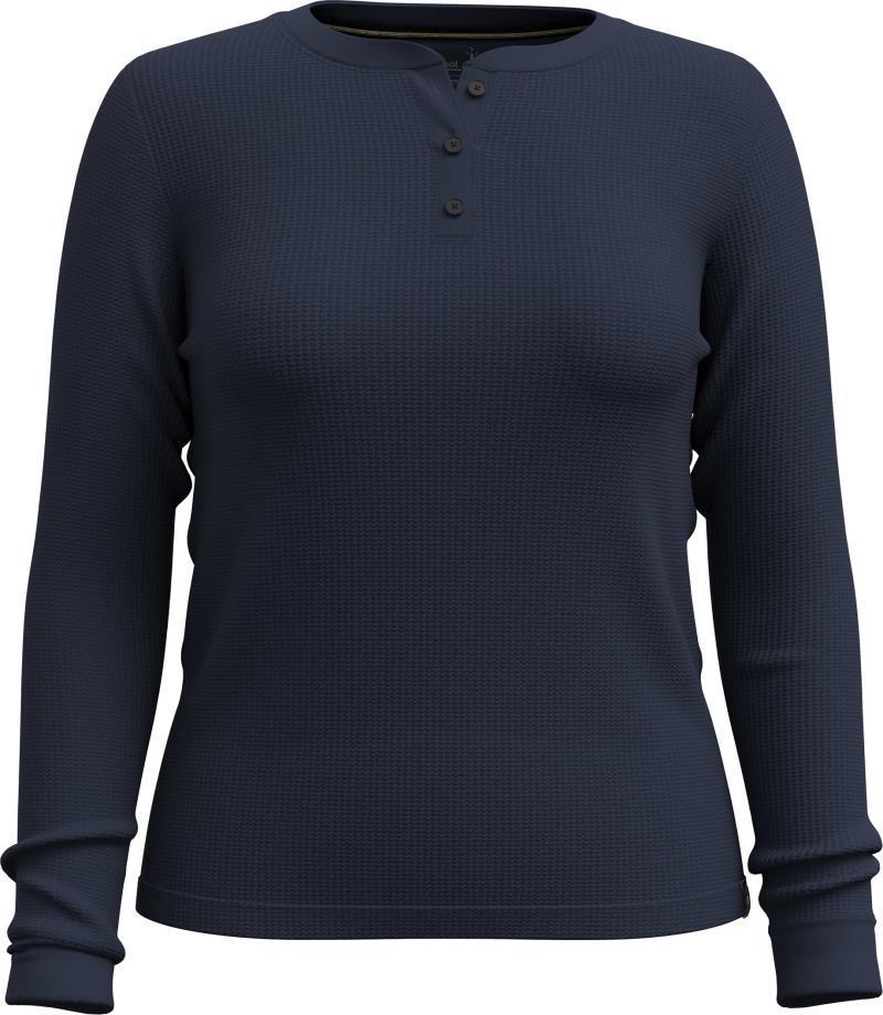 Waffle Long Sleeve Henley - Womens - Image 7