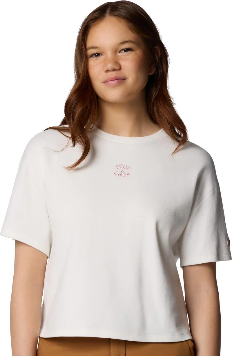 Wallowa Cropped Graphic Tee - Womens