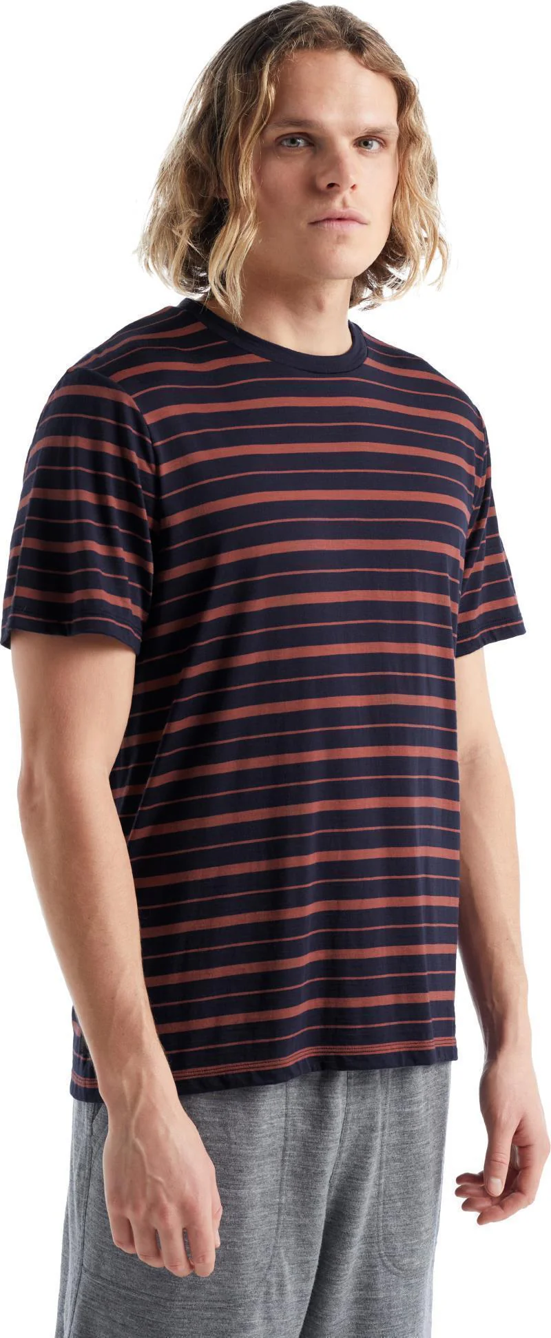 Wave SS Tee - Stripe - Mens - Image 2