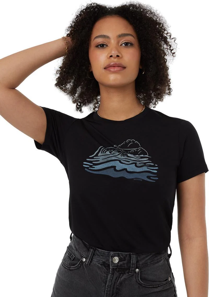 Waves T-Shirt - Womens - Image 4