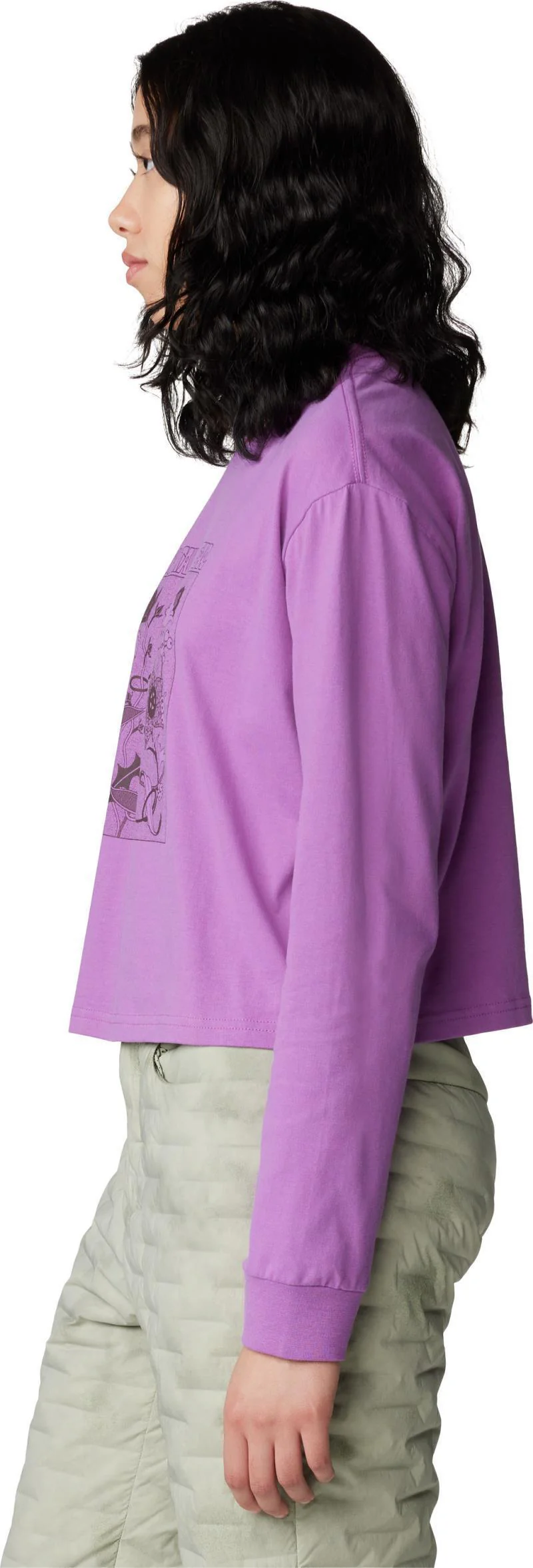 Wild Flowers Boxy Crop LS - Womens - Image 11