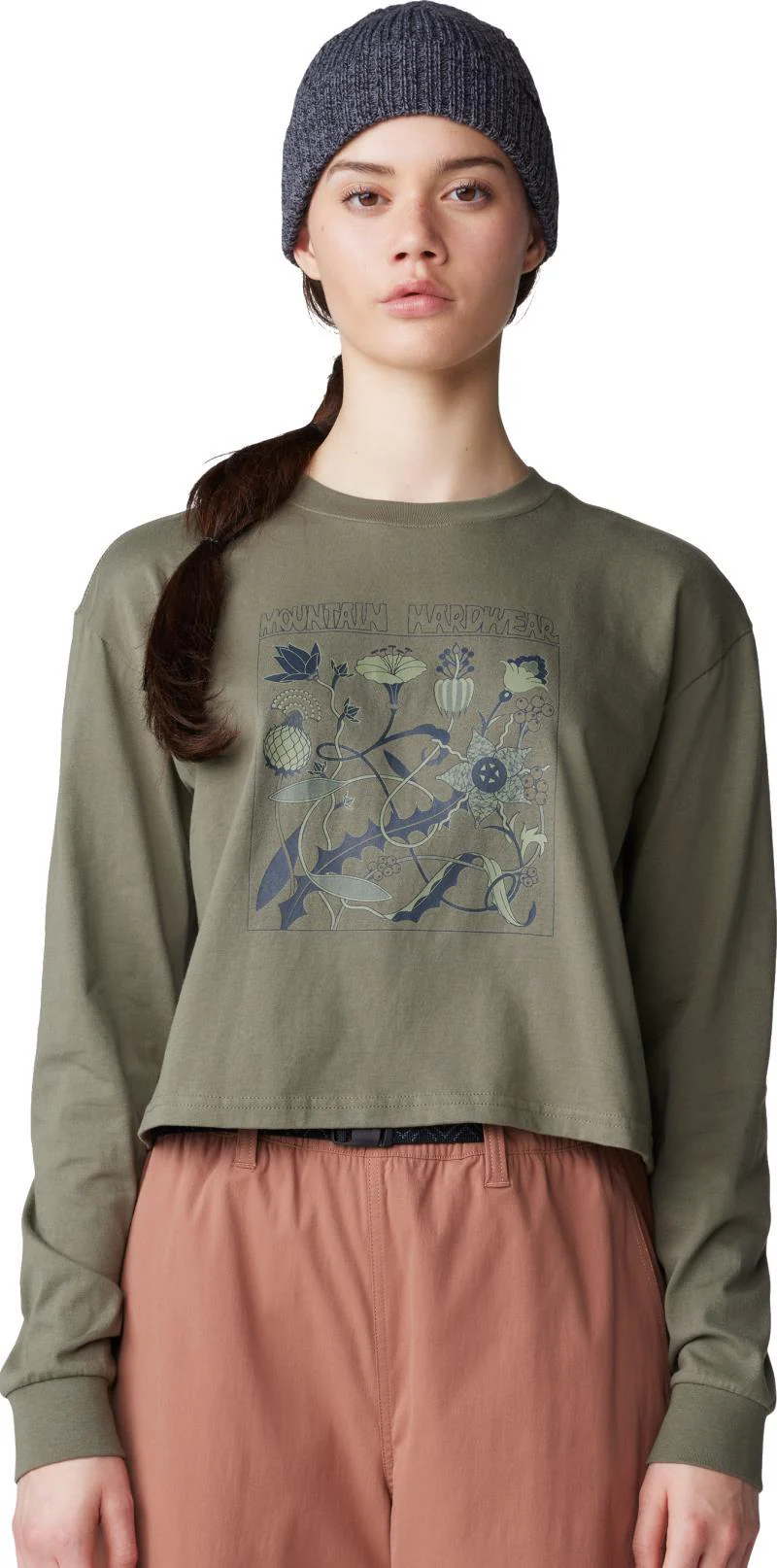 Wild Flowers Boxy Crop LS - Womens - Image 13