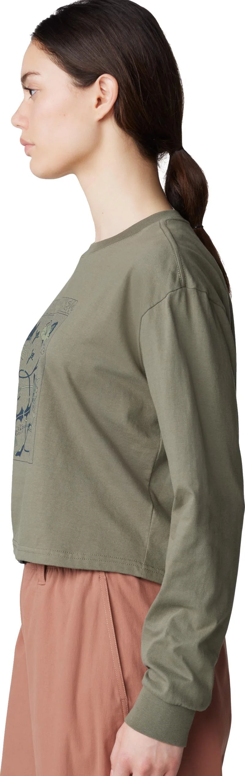 Wild Flowers Boxy Crop LS - Womens - Image 14