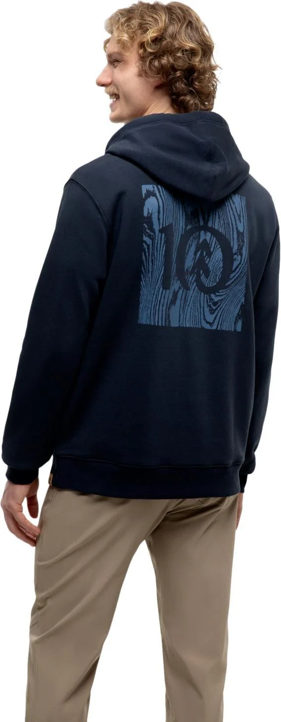 Woodblock Ten Zip Hoodie - Mens - Image 2