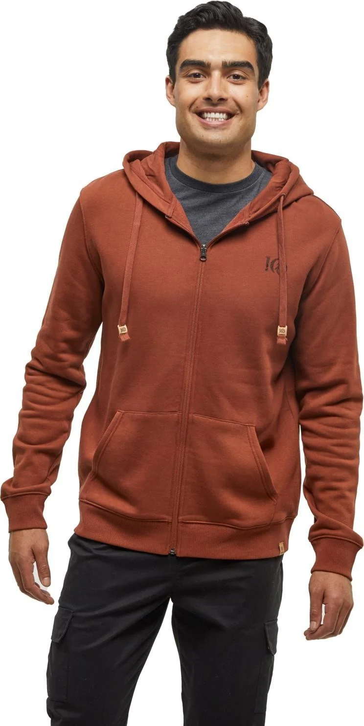 Woodblock Ten Zip Hoodie - Mens - Image 3