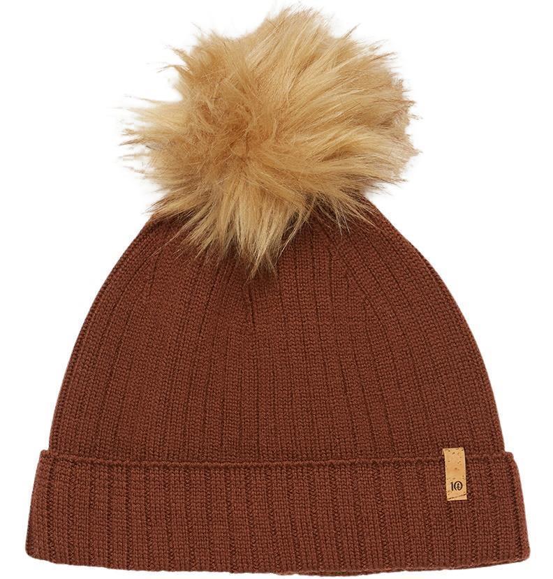 Wool Faux Fur Pom Beanie - Image 4